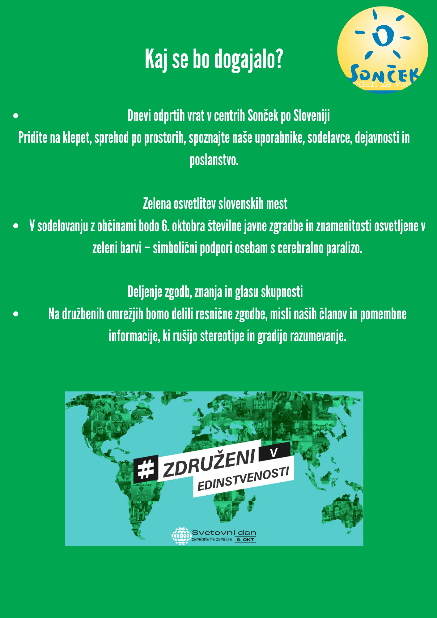 Poster ob Svetovnem dnevu cerebralne paralize