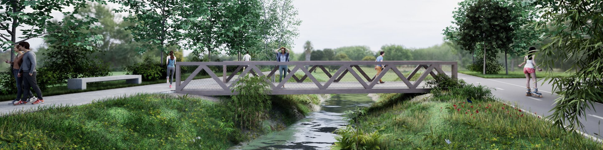 Park ob pekrskem potoku - naslovna