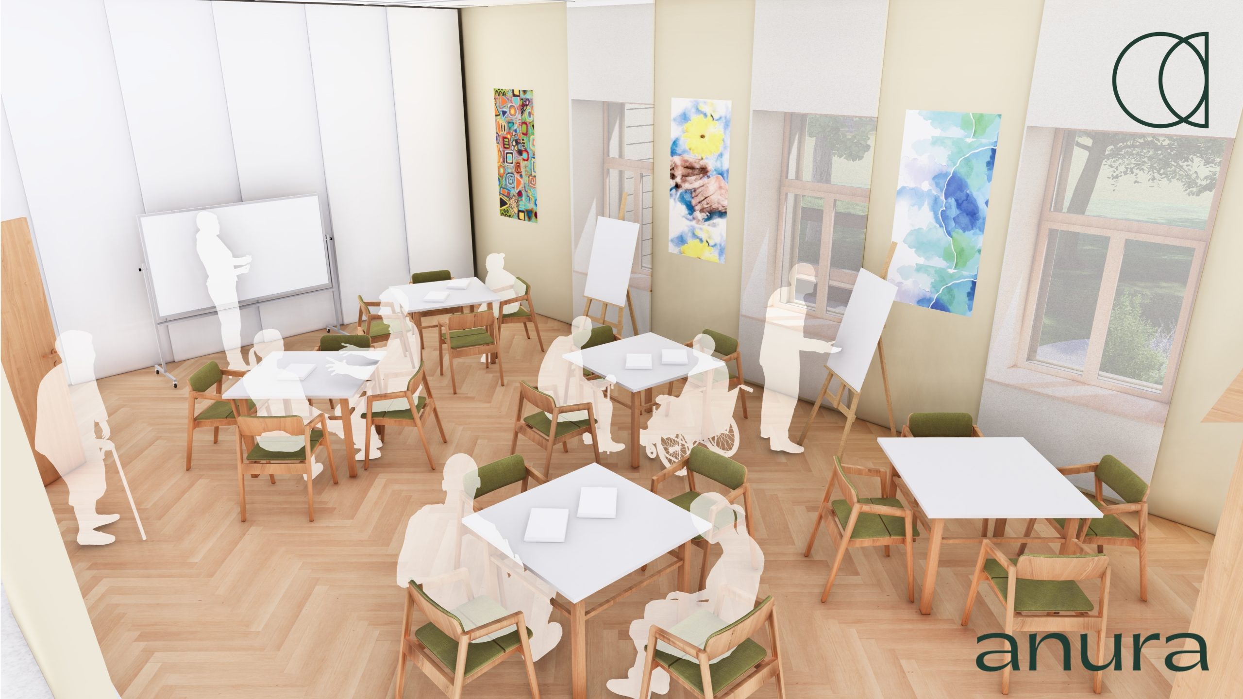 Vizualizacija Centra za demenco, Anura d.o.o.