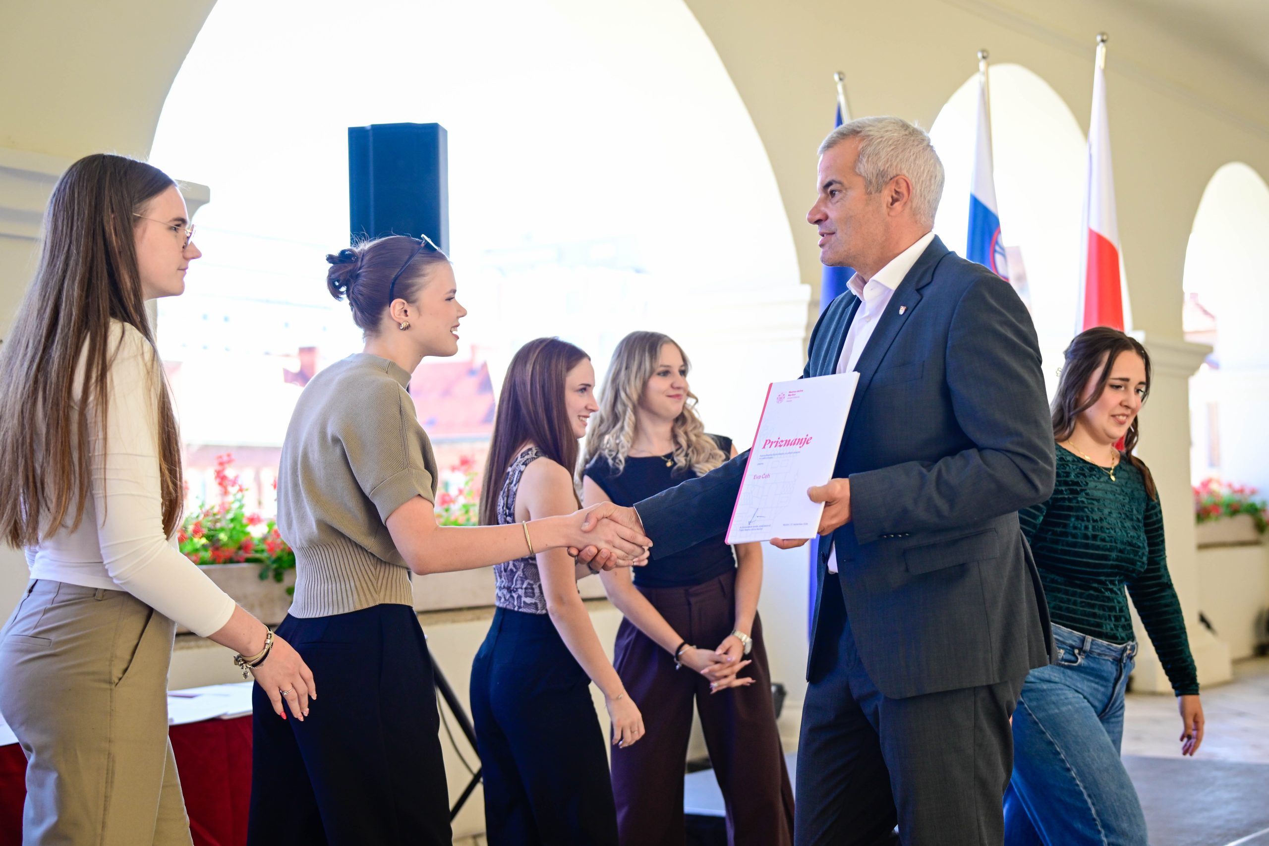 Sprejem najboljših dijakov