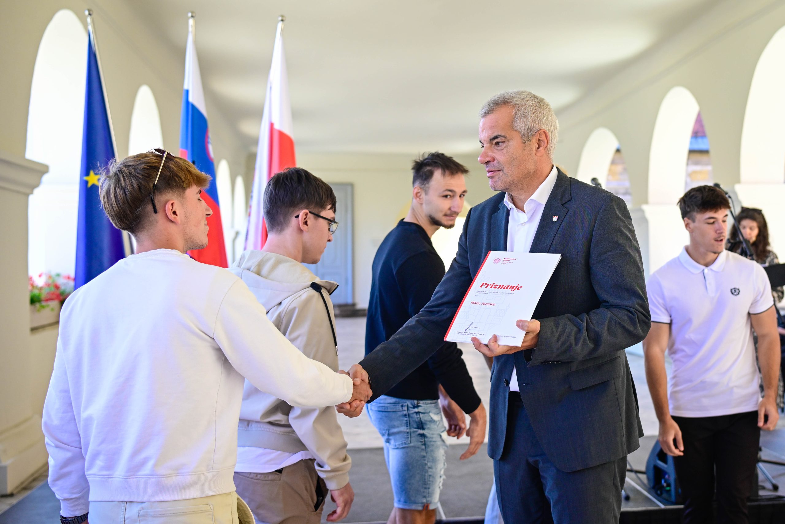 Sprejem najboljših dijakov
