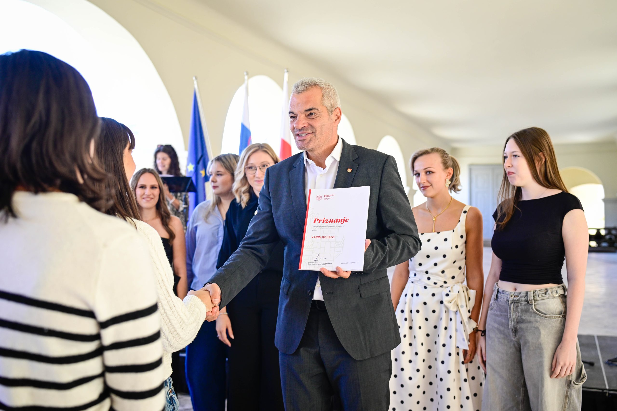 Sprejem najboljših dijakov
